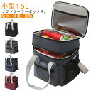 ソフトクーラーボックス 折りたたみ 撥水 15L クーラーボックス ボックス型 クーラーバッグ 防水 小型 ソフトクーラーボックス ソフトクーラー 保冷バッグ 軽量 4層断熱 手提げ 肩掛け ショルダー クーラーBOX ペットボトル アウトドア