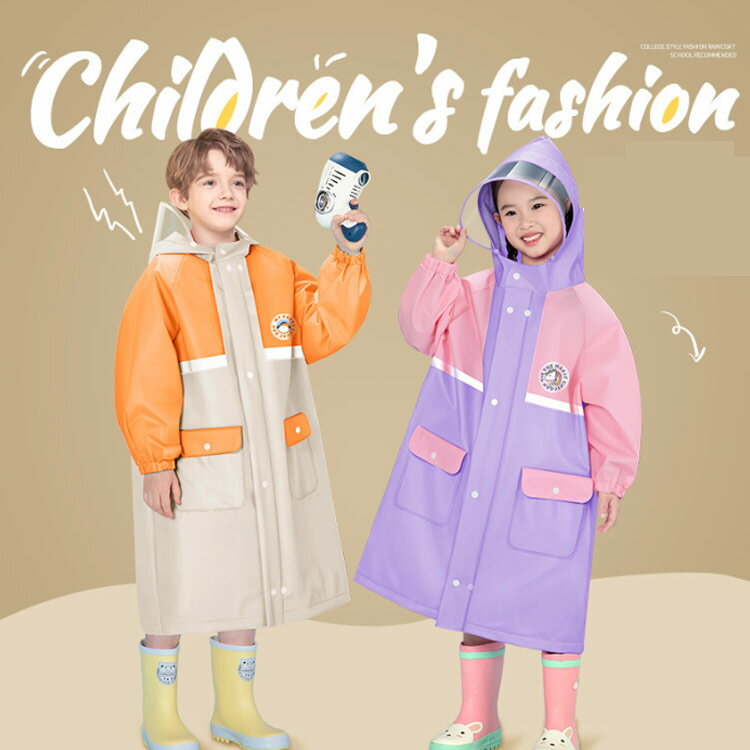 かわいい キッズ 幼稚園 反射テープ 子供用 防水 ランドセル 子ども 女の子 レインコート かわいい カッパ 撥水 雨具 男の子 レインウェア ファスナー 通園 通学 おしゃれ 保育園 小学生 透明窓付き 通学 ランドセル対応