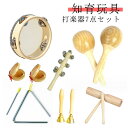 トライアングル マラカス 木のおもちゃ キッズ 音楽玩具 子供用 ベビー パーカッション 木製 楽器おもちゃ トーンブロック ドラム 子供用楽器セット 打楽器 1歳 幼児 赤ちゃん 知育玩具 出産祝い 女の子 楽器玩具 かわいい 男の子 2歳 3歳 プレゼント 7点セット