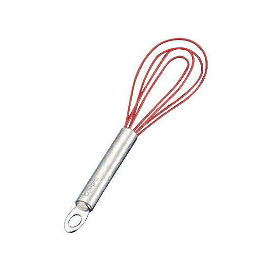 Whisks/Blenders - クイジプロ シリコン フラット・ウィスク 74-696805 レッド【撹拌器】【泡立て器】【かき混ぜ器】【業務用】