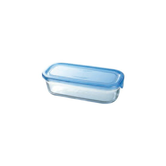 Storage Bins - NEWパック&レンジ(アクアブルー)角型 KB3246-BLN【保存容器】【密閉容器】【ガラス容器】【Iwaki】【イワキ】【電子レンジOK】【フードコンテナ】【厨房用品】【キッチン用品】