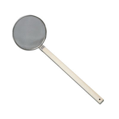 TS 18-8 木柄 厚網そば揚 18cm【ざる・カゴ】【給食道具】【厨房用品】【ステンレス】【キッチン用品】..