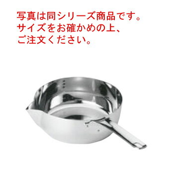 MA 18-0 共柄 デンジ 片手鍋(目盛付)20cm【片手鍋】【ステンレス製】【ステンレス鍋】【電磁調理器対応】【IH対応】【業務用鍋】【業務用】