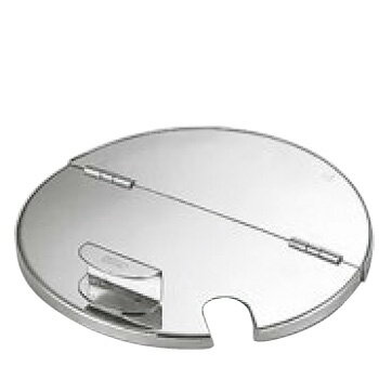 UK 18-8 目盛付キッチンポット用割蓋 20cm用【ステンレス製キッチンポット用蓋】【業務用保存容器】【1..