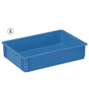 サンコー フィッシュコンテナーA ブルー PE製【コンテナー】【プラスチックコンテナー】【食品水産】【番重】【しらす用】【倉庫作業】【業務用】