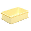 サンコー E型 番重 クリーム PP【給食道具】【厨房用品】【キッチン用品】【調理用具】【下ごしらえ用品】【コンテナ】【容器】【バット】