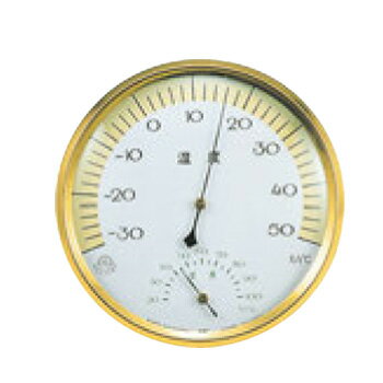 ハーモニー 温湿度計(φ150)【温度計】【湿度計】【計量器】【thermometer】