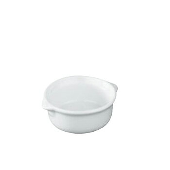 一口サイズの前菜やカクテル、薬味・ソースなどのもりつけに活躍するかわいらしい器。 同じデザインや異なるデザインをお好みで組みあわせて使えば、テーブルを華やかに演出してくれます。 【外寸】 約φ63×H30mm 【容量】 20cc 【材質】 耐熱磁器製