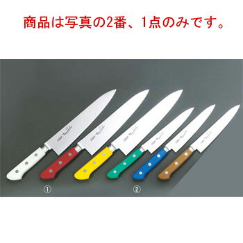 商品は写真の2番、1点のみです。 モリブデン鋼を含有した特殊ハガネを使用している為“さび”に強い。 手研ぎ本刃付仕様ですので、お求めいただいた時からすばらしい切れ味でプロの皆様を満足させる逸品です。 【刃渡り】 15cm 【全長】 267mm 【重量】 96g 【背厚】 1.7mm ●抗菌…食中毒に関する細菌に効力を発揮します。 ●耐熱120℃… 食器洗浄器・温風殺菌・スチーム殺菌・煮沸消毒OK ●耐薬品性…中性洗剤・漂白剤・アルコール消毒OK ●耐久性… 耐磨耗性に優れ、痩せ太りのない素材ですから安心して長く 使えます。 ●ツバ??