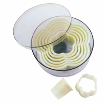 デバイヤー 樹脂製パテ抜 桜 8pcsセット 4303.10【業務用】【クッキー型】【抜き型】