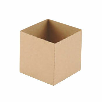 キューブカップ60(茶無地)CB12(100枚入)【業務用】