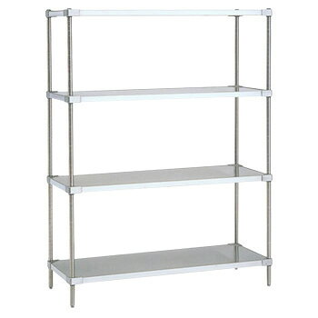 18-8 ソリッドエレクターシェルフ 4段 PS1390×MSS1520S【代引き不可】【エレクターラック】【収納ラック】【棚】