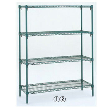 メトロ スーパーアジャスタブルシール3 シェルフ 4段 A2430NK2・74PK2【代引き不可】【エレクターラック】【収納ラック】【棚】