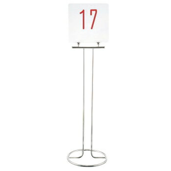 UK 18-8 テーブルナンバースタンド ドーナツベース2020【店舗美品】【スタンド】【予約スタンド】