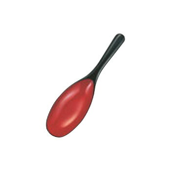 なすレンゲ 黒内朱 9-839-12【カトラリー用品】【卓上小物】【中華スプーン】