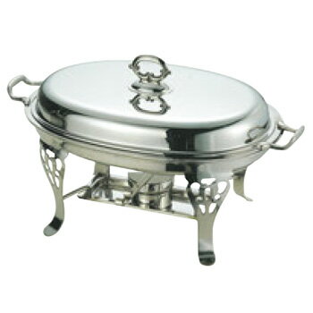 SW 18-8 共柄 小判チューフィングディッシュ 11.5吋【バンケットウォーマー】