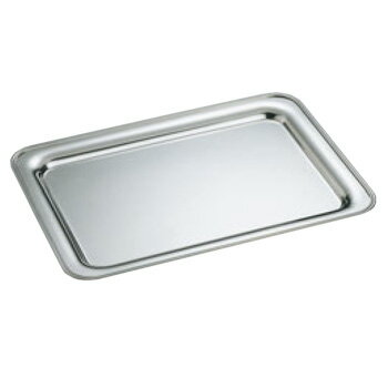 SW 18-8 B渕 角盆 24インチ 手無【シルバートレー】【お盆】【トレイ】