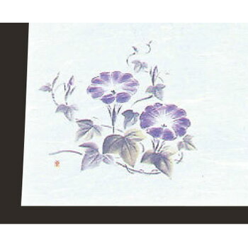 尺三 懐石まっと 抗菌遠赤和紙(100枚入)WS-16 朝顔【敷マット】【懐石料理】