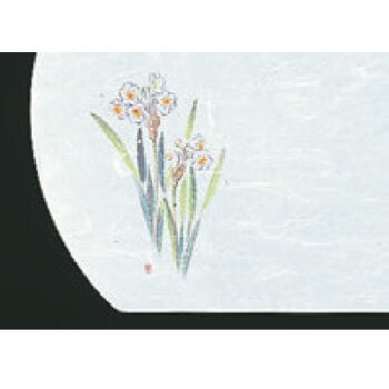 尺三半月 懐石まっと 抗菌遠赤和紙(100枚入)WH-8 水仙【敷マット】【懐石料理】