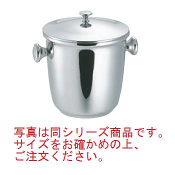 SW 18-8 二重アイスペール 蓋付目皿付 4L【アイスペール】【ワインクーラー】【シャンパンクーラー】