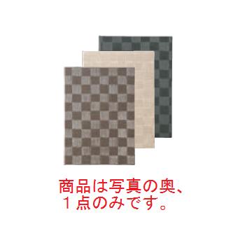 えいむ チェック柄メニューブック MB-302 中 グレーブラック【メニューブック】【お品書き】【メニューファイル】