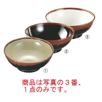樂天商城 - メラミン和食器 長次郎窯 そば丼 AN-70 特大 W内白【食器】【カトラリー】【卓上用品】