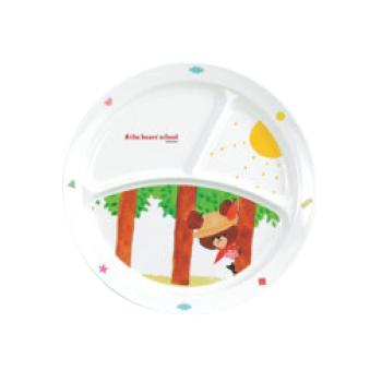 お子様食器 くまのがっこう 丸ランチ皿 CM-65J【メラミン食器】【皿】【ランチプレート】