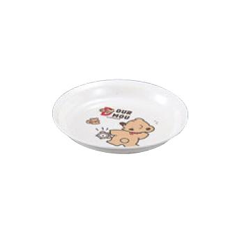メラミン 子供食器 デュールムー おやつ皿 MC-34【メラミン食器】【皿】【ランチプ...