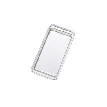 【メール便配送可能】UK 18-8 B渕 キャッシュトレイ 220×110【会計皿】【会計トレイ】