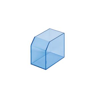 レシート回収BOX 59493BLU ブルー【アクリルボックス】【投票箱】【募金箱】