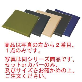 レザー 座布団カバー丈 無地 AAU0003 小 グレー【座布団カバー】【ざぶとんカバー】【PVCレザー生地】