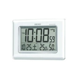 セイコー 掛置兼用電波時計 温湿度表示付 SQ424W【掛け時計】【電波時計】【時計】
