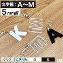 【送料無料】アルファベット キーホルダー アクリル製 A~M 高さ45mm 厚5mm【メール便】【アルファベットキーホルダー チャーム キーリング 大文字 おしゃれ イニシャル かわいい 英字 プレゼント】(4)