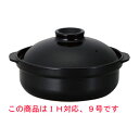 宴 耐熱鍋 黒 9号 (IH対応)