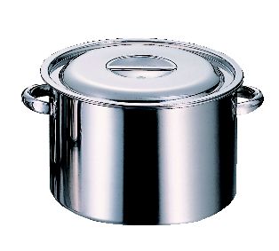 18-8 半寸胴鍋 39cm【業務用ステンレス寸胴鍋】【寸胴】【なべ】【ナベ】【業務用鍋】【SUS304】【業務用】