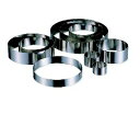 18-8 セルクル型(丸型)アルゴン溶接 外径24cm×深さ50mm【製菓用品 製菓道具 お菓子作り】【ケーキ】【タルト】【クッキー】【洋菓子】【ムール】【ステンレス】【業務用】(3)