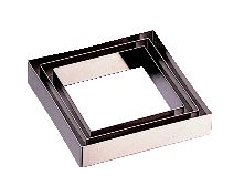 Tart - 18-8 アルゴン正角 セルクル 210×H50mm【製菓用品 製菓道具 お菓子作り】【ケーキ】【タルト】【クッキー】【洋菓子】【ムール】【ステンレス】【業務用】