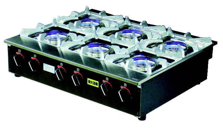 テーブルコンロ KNB-6 (ステンレス製 内炎バーナー) (ガス種：都市ガス) 13A【代引き不可】【建厨】【..