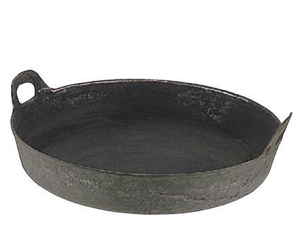 鉄鋳物揚鍋 48cm【代引き不可】【天ぷら鍋 天婦羅鍋】【揚げ鍋】【鉄鋳物製】【揚げ物】【業務用】