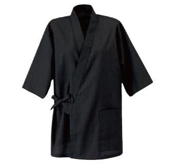男女兼用作務衣 JT-2011(消炭色) LL【制服】【配膳服】【ユニフォーム】【waiter ware】【フロア服】【業務用】