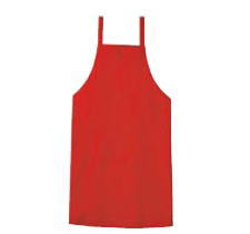 エプロン A-1775 (レッド)【前掛け】【割烹着】【Apron】【台所着】【業務用】