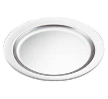 UK18-8 プレーンタイプ 丸皿 10インチ【バイキング用品 ビュッフェ用品 オードブル】【ステンレス】【銀色食器】【業務用】