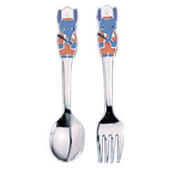 【メール便配送可能】お子様(1)ぞうさん フォーク【フラットウェア 子供用】【子ども用】【子供用フォ..