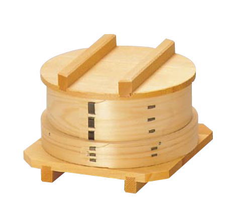 檜・ ワッパセイロ セット12cm【せいろ】【セイロ】【蒸籠】【ひのき】【ヒノキ】【わっぱ】【業務用】