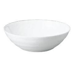 NARUMI CHINA[パティア]電子レンジ・食器洗浄機対応。(絵番40610・40982)● 縁欠け・衝撃に強く、高い耐久性を追及して開発された軽くて強いボディーは、業務用での最適なパフォーマンスを十分に発揮。さらに電子レンジ、食洗機で安心して使用できる素材です。商品名40610-5344 17cm シリアルボールサイズ：177×H55mm