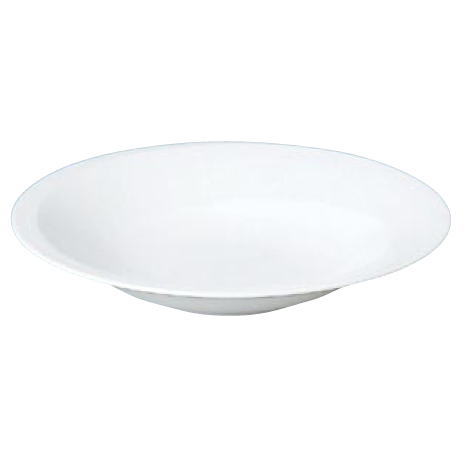 50180-5304 23cm スープ皿【食器】【NARUMI】【料理皿】【洋食器】【ビストロ】【スープ皿】【ナルミボーンチャイナ】【白い皿】【業務用】