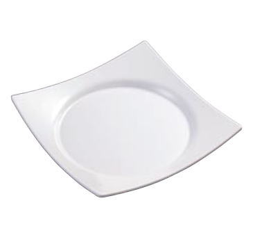 ワープスクウェア 皿 白 SJ-73-W【食器】【メラミン】【白い皿】【取り皿】【四角皿】【業務用】