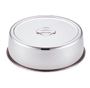 UK18-8 スタッキング 丸皿カバー 18インチ用【バイキング用品 ビュッフェ用品 オードブル】【フタ】【蓋】【ステンレス】【業務用】