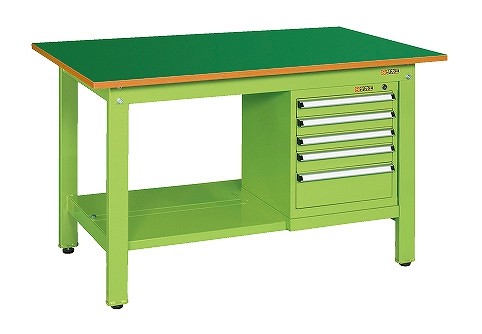 【個人宅配送不可】軽量作業台KKタイプ　スモールキャビネット付 KK-49FSL5【代引き不可】