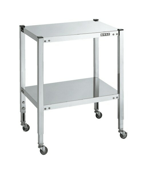 【個人宅配送不可】ステンレスフリーワゴン　高さ調整タイプ STFW-10A【代引き不可】